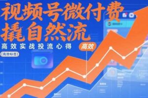 视频号微付费撬自然流，高效实战投流心得